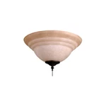 Craftmade Bowl Light Kit With Finials, Tea Stain Glass - Elkt126-11. Fixed Price $54.99.