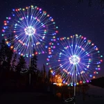 Jjgoo Solar Firework Lights 2-pack 120 Led, 2 Modes, Outdoor Garden Decor. Fixed Price $28.88.