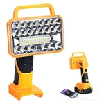 Cordless Led Work Light Compatible With Dewalt 20v Battery, 2000lm Portable H.... Fixed Price $55.99.