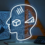 Horseneon Brain Disciplines Math Neon Sign Bright Led Wall Decoration For Classr. Fixed Price $54.67.