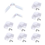 8pack White Corner Connector Kit For Led Channel L Shape 90 Degree Connectors. Fixed Price $27.94.