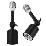2-pack Heavy Duty Light Socket Extender, 360 Adjustable E26/e27 Extension Adapt. Fixed Price $30.92.