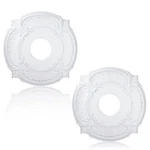 Cunno 2 Pieces Pu Ceiling Medallion 12 Inches Od X 3.5 Id, White. Fixed Price $37.99.