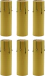 Creative Hobbies 4 Inch Tall Fibre Drip Candle Covers For Antique, Ivory. Fixed Price $17.23.