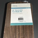Patriot Lighting 52" Reversible Fan Blade Kit Oak Walnut 355-9134 Lot Of 5 New. Fixed Price $22.99.