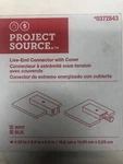 Project Source Live-end Connector With Cover Black And White In The Box. Fixed Price $5.99.