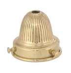 B&p Lamp 2 1/4" Fitter, Reeded Brass Shade Holder, Unfinished. Fixed Price $23.28.