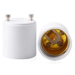 2 Pack Jackyled Gu24 To E26 Adapter, Up 392 Heat Resistant Converts .... Fixed Price $13.80.