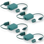 4 Pcs Coaxial Led Mini Light Power Connector Green Christmas Adapter Pl.... Fixed Price $49.70.