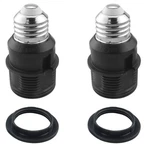 Chenjin 2pcs E26 To Socket Threaded Extension Lamp Holder Conversion Head.... Fixed Price $37.07.