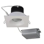 12w Led 3.5" Downlight 3000k 120v Dimmable Remote Driver - Square/white. Fixed Price $37.90.