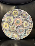 Vera Bradley Set Of 4 Plates Melamine/acrylic Sunny Medallion Brand New!!. Fixed Price $34.99.