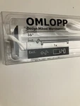 Set Of 6 Ikea Omlopp Led Light Strip For Drawers, Aluminum Color, 34 36 New. Fixed Price $99.99.