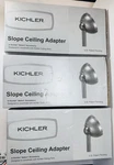 Lot Of 3 Kichler 337005ap Slope Adapter 60 Antique Pewter Ceiling Fan Mount New. Fixed Price $97.88.