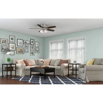 Hunter 52125 Oakhurst 52 In. Led Indoor Low Profile Brushed Nickel Ceiling Fan. Fixed Price $95.99.