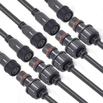 Waterproof Connectors 2 Wire,16awg Male Female Plug Led Connector With 2pin Wate. Fixed Price $18.55.