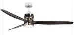 Craftmade 52" Son52ch Sonnet Chrome-black Dc Motor Remote Led Light Ceiling Fan. Fixed Price $255.00.