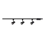 Hampton Bay 44" Black Integrated Led Linear Track Lighting Kit Mini Step 3-light. Fixed Price $46.08.