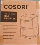 Cosori 2.1qt Air Fryer, Small 4-in-1 Fryer Perfect For 2.1 Qt, Dark Grey. Fixed Price $50.79.