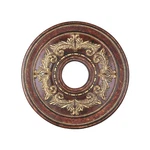 Livex Lighting 8205-63 Ceiling Medallion In Verona Bronze With Aged Gold Leaf.... Fixed Price $181.34.