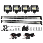 Led Light Bar Kit - 2pcs 32 Inch 300w Bar, 4pcs 4 60w Pod Ligh.... Fixed Price $116.83.