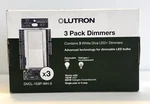 Lutron Dvcl-153p-wh-3 Diva Led+ Dimmer Switch, 3 Pack, White Single Pole/3 Way. Fixed Price $56.00.