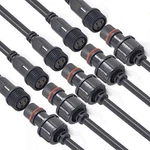Yetor Waterproof Connector 3wire, 16awg Male 3pin, Black. Fixed Price $23.18.