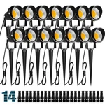 Zuckeo 10w Low Voltage Led Landscape Lights With Connectors - 14 Pack Warm White. Fixed Price $134.98.