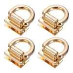Uxcell Metal Bag Connector With D Ring, 4pcs 18mm Purse 18mm, Light Golden. Fixed Price $12.64.
