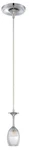 Craftmade Led Chrome Mini Pendant Ceiling Light With Clear/frosted Glass $150. Fixed Price $47.99.