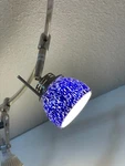 Descent Global Spotlight Fixture W/blue Shade - Tech Lighting Compatible New. Fixed Price $54.00.