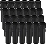 Skelang 24 Pcs 4" Tall Candle Socket Covers, Black Covers Sleeves Fit To. Fixed Price $17.09.
