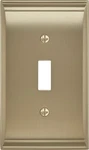 Amerock Bp36500 Gold Candler Single Switch Outlet Wall Plate. Fixed Price $17.53.