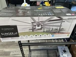 Fanimation Slinger V2 72-in Brushed Nickel With Gray Blades Led Ceiling Fan. Fixed Price $259.99.