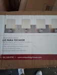 Design House 578849 Dane 4 Light 32"w Vanity - Nickel. Fixed Price $199.99.
