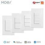 Moes Zigbee Smart Light Switch No Neutral/n+l Wire Push Button Alexa Google App. Fixed Price $24.64.