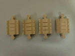Thomas Wooden Railway Male Adapter Connector Specialty Track Lot X 4. Fixed Price $5.00.