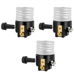 E26 Light Socket Replacement With On/off Switch For Lamps (3 Pack). Fixed Price $11.34.