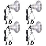 Simple Deluxe 4-pack Clamp Lamp Light With 5.5 Inch (60 Watts), Silver. Fixed Price $50.99.