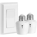 Remote Control Light Socket, Wall Mount Switch, E26 E27 Lamp No Wiring,. Fixed Price $26.98.