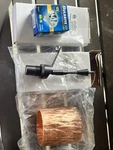 Besa Lighting Spotlight With 6" Stem Nico 3 Bronze Stone Copper. Fixed Price $80.00.