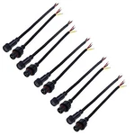 Alitove 3 Pin Core Waterproof Ip65 Male Female Led Connector 5v 12v - Black. Fixed Price $21.63.
