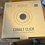 Nora Lighting Cobalt Click 6" 1000lm White Led Recessed Ceiling Light Retrofit. Fixed Price $30.00.
