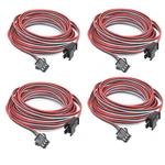 Hualand 4 Pcs/pack 2m 6.56ft 3 Pin Jst Sm Male 78.72 Inches, Multi-colored. Fixed Price $17.58.