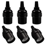 Dicuno E26 Vintage Lamp Socket, Ul-listed, Edison Bulb Pendant Light Black. Fixed Price $14.10.