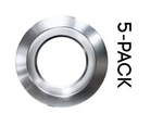 5-pack Nicor Clr8-tr-nk Trim For Recessed Downlight 8 Nickel. Fixed Price $120.92.