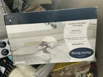 Harbor Breeze Tilghman Ceiling Fan 44.5 In White Indoor Outdoor Light. Fixed Price $35.00.