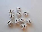 New Leviton 26719-100 Snap-in Cfl Fluorescent Lamp Holders, Lot Of 10. Fixed Price $49.69.