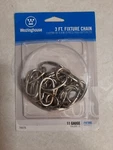 Westinghouse #70075 - 3' Fixture Chain, Nickel. Fixed Price $4.00.