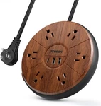 Power Strip With Usb, Pd 20w Usb-c Charging, 6.5 Ft Light Wood Grain-pd. Fixed Price $42.99.